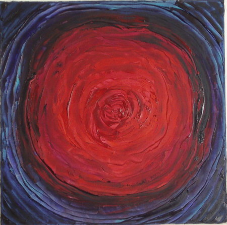 " Et je m'y perds ... " / 50  x  50 / Huile / 2004