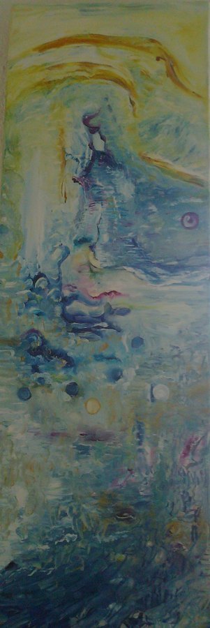 "Ascension" / Huile / 30 X 100 / 2012