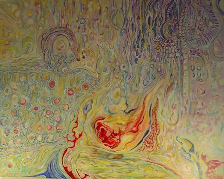 "Cit&eacute; perdue" / Huile et acrylique / 2011