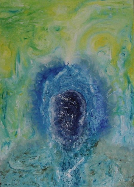 "L'Aura de l'homo sapiens" / Huile / 65x92 / 2003