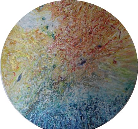 " Ga&iuml;a" / Huile & Acrylique / 2009