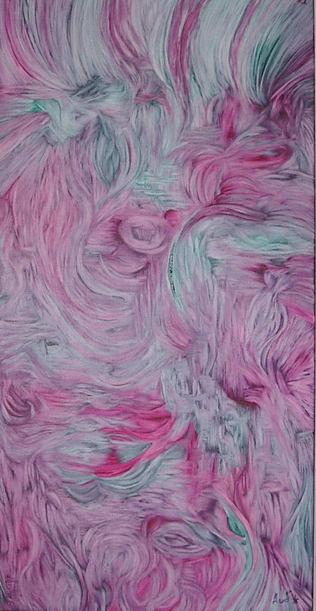 " Vert et violet " / Huile / 2006