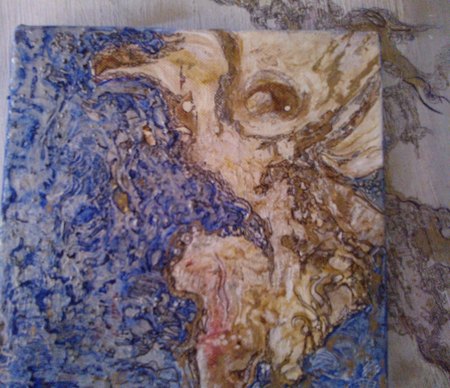 " Sans titre" / Acrylique / 20x 20  / 2013